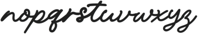 Mantega Script Regular ttf (400) Font LOWERCASE