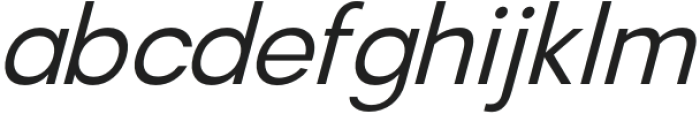 Mantey Italic otf (400) Font LOWERCASE