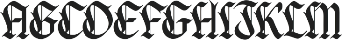 Manthra Klaussa otf (400) Font UPPERCASE