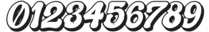 Mantige Oblique Extrude otf (400) Font OTHER CHARS