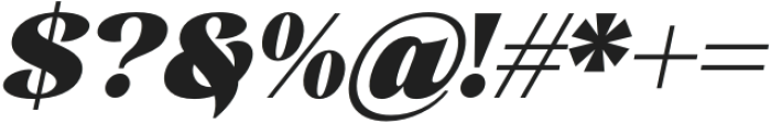 Manunggal-Italic otf (400) Font OTHER CHARS