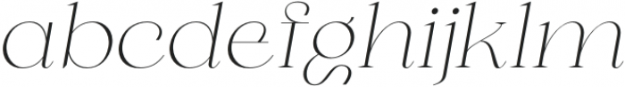 Manuscribe Italic otf (400) Font LOWERCASE