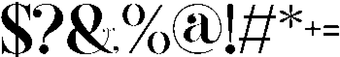 Maonest otf (400) Font OTHER CHARS