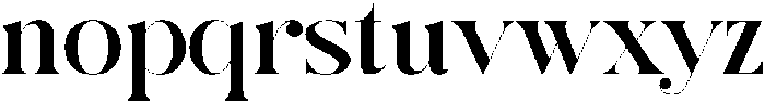Maonest otf (400) Font LOWERCASE