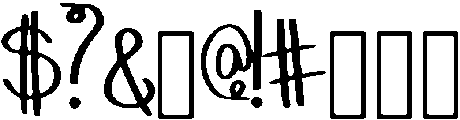 Maple Syrup Regular otf (400) Font OTHER CHARS