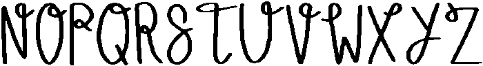 Maple Syrup Regular otf (400) Font UPPERCASE