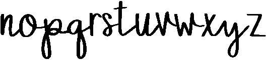 Maple Syrup Regular otf (400) Font LOWERCASE