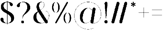 Maqive otf (400) Font OTHER CHARS