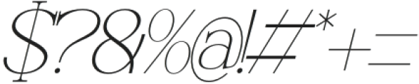 Maqotta Italic otf (400) Font OTHER CHARS