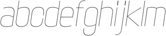 Maqui Ultralight Italic otf (300) Font LOWERCASE