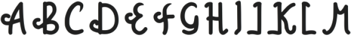 Marabent Regular otf (400) Font UPPERCASE