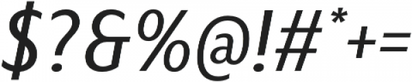 Marble Display Medium Italic otf (500) Font OTHER CHARS