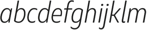 Marble Text Light Italic otf (300) Font LOWERCASE