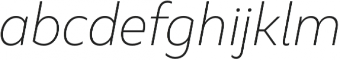Marble Text Wide ExtraLight Italic otf (200) Font LOWERCASE