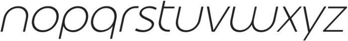Marble Thin Italic otf (100) Font LOWERCASE