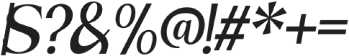 Marbley-Italic otf (400) Font OTHER CHARS