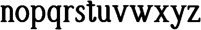 Marbleyn Bold otf (700) Font LOWERCASE
