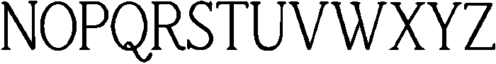 Marbleyn Regular otf (400) Font UPPERCASE