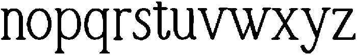 Marbleyn Regular otf (400) Font LOWERCASE