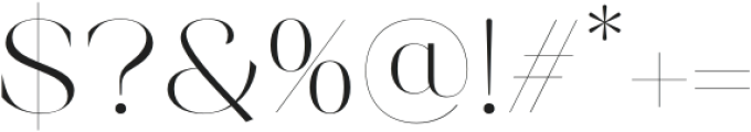 Marc & Amorist Serif otf (400) Font OTHER CHARS