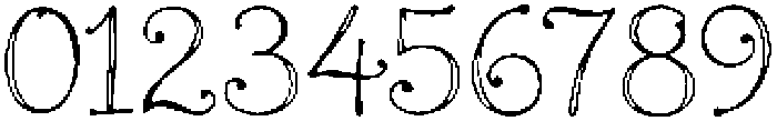 Marceline Regular otf (400) Font OTHER CHARS