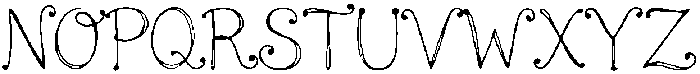 Marceline Regular otf (400) Font UPPERCASE