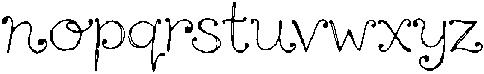 Marceline Regular otf (400) Font LOWERCASE