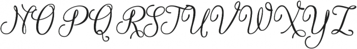 Marcella Script stylistic02 ttf (400) Font UPPERCASE