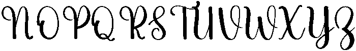 March Regular otf (400) Font UPPERCASE