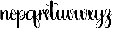 March Regular otf (400) Font LOWERCASE