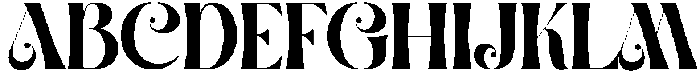 March Riking Regular otf (400) Font UPPERCASE