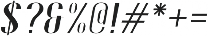 Marchellia Italic ttf (400) Font OTHER CHARS