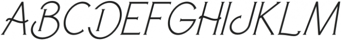Marchey Serif Italic otf (400) Font UPPERCASE