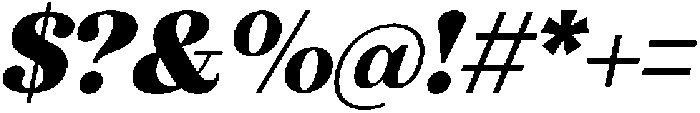 Marchise Black Italic ttf (900) Font OTHER CHARS