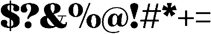 Marchise Black ttf (900) Font OTHER CHARS