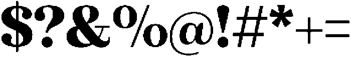 Marchise Extra Bold ttf (700) Font OTHER CHARS