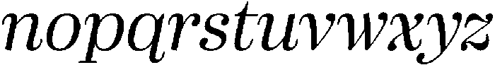 Marchise Italic ttf (400) Font LOWERCASE