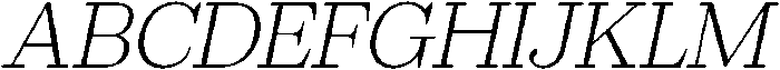 Marchise Light Italic ttf (300) Font UPPERCASE