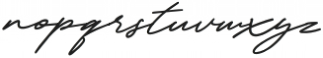 Mardiall Signature otf (400) Font LOWERCASE
