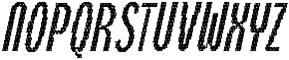 Mareday Disco Italic otf (400) Font UPPERCASE