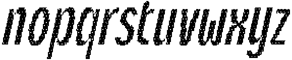Mareday Disco Italic otf (400) Font LOWERCASE