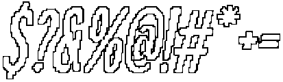 Mareday Pixel Outline otf (400) Font OTHER CHARS