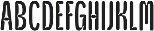 MaredayRounded-Regular otf (400) Font UPPERCASE
