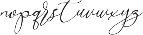 Marellia Script Italic otf (400) Font LOWERCASE