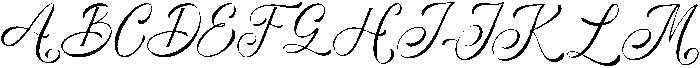 Marelyna Charleya otf (400) Font UPPERCASE