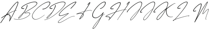 Marentta Signature Italic otf (400) Font UPPERCASE