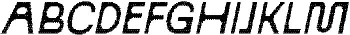 Maretyn Disco Italic otf (400) Font UPPERCASE