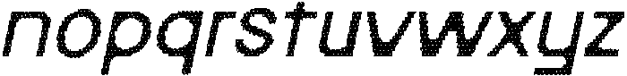 Maretyn Disco Italic otf (400) Font LOWERCASE