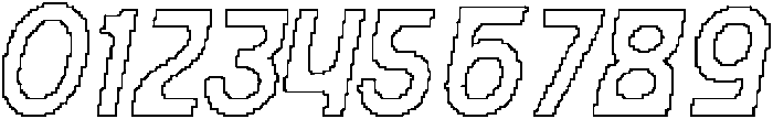 Maretyn Pixel Outline otf (400) Font OTHER CHARS
