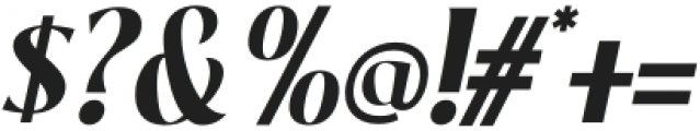 Marga-Italic otf (400) Font OTHER CHARS